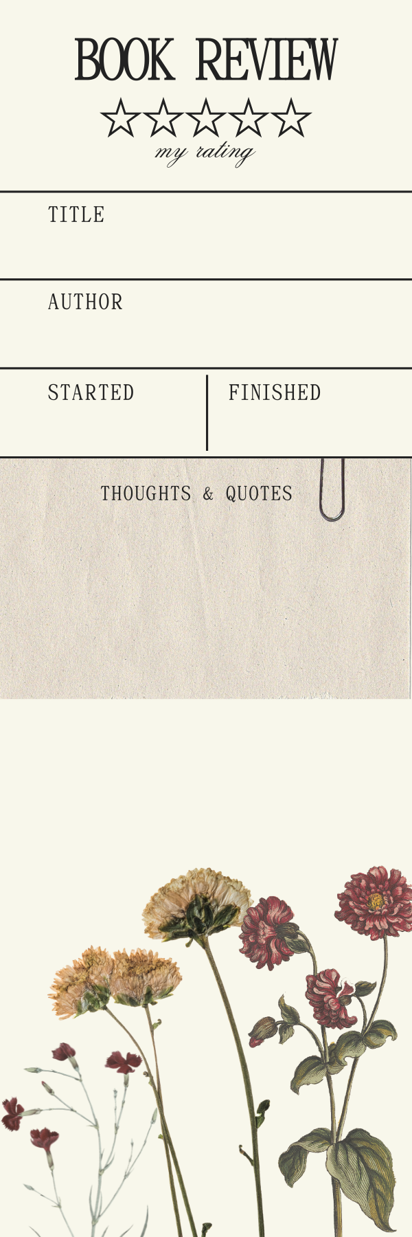 Book Review-flowers