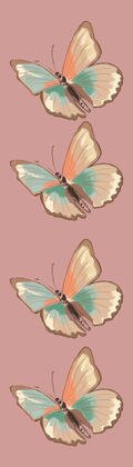 Butterflies- mauve